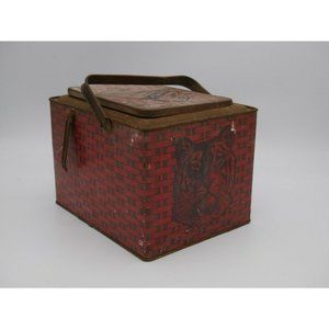 Tiger Bright Sweet Chewing Tobacco Picnic Basket Tin